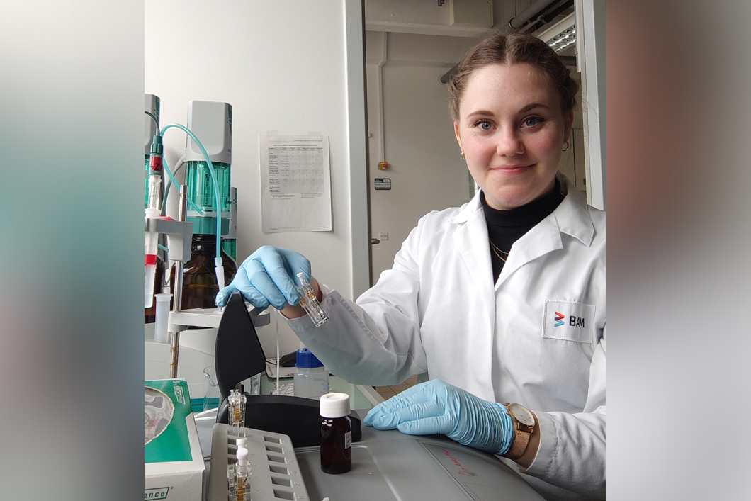 Michelle Buchholz, Masterstudentin Chemie Michelle Buchholz