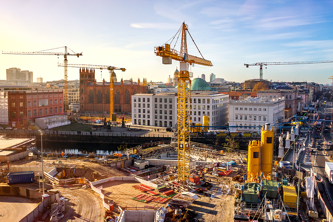 Gro&szlig;baustelle in Berlin