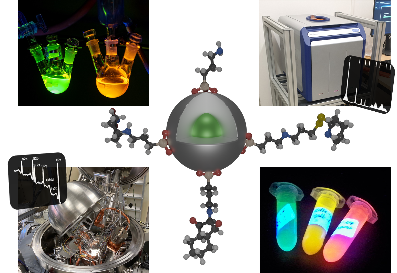 Verschiedene technische Ger&auml;te symbolisieren das SMURFnano Projekt.