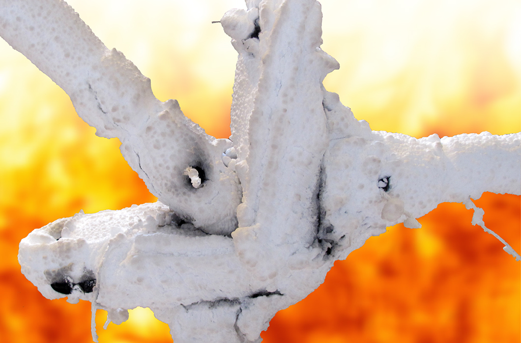 FIRESTEMIC - Brandprüfung Zugstabsystem nach Brandversuch