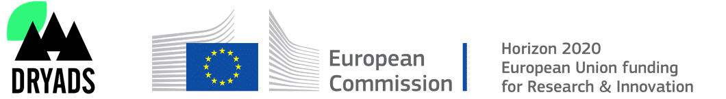 DRYADS Logo und Horizon 2020 Logo DRYADS Logo| Horizon 2020 Logo