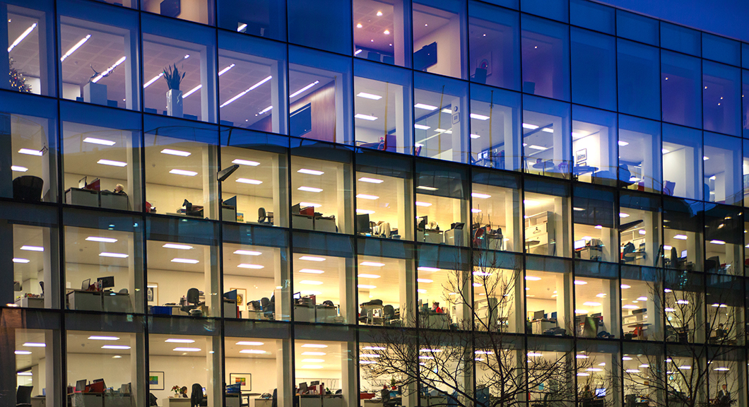 Illuminated offices