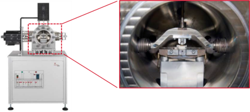 Test chamber constructed by BAM for a tribometer 