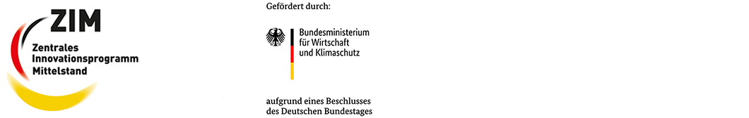Logo Zentrales Innovationsprogramm Mittelstand und BMWi-Logo