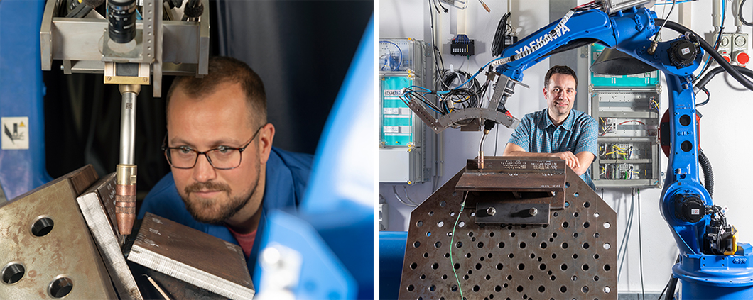 Schweißroboter, R. Winterkorn und A. Pittner Schweißroboter, R. Winterkorn und A. Pittner
