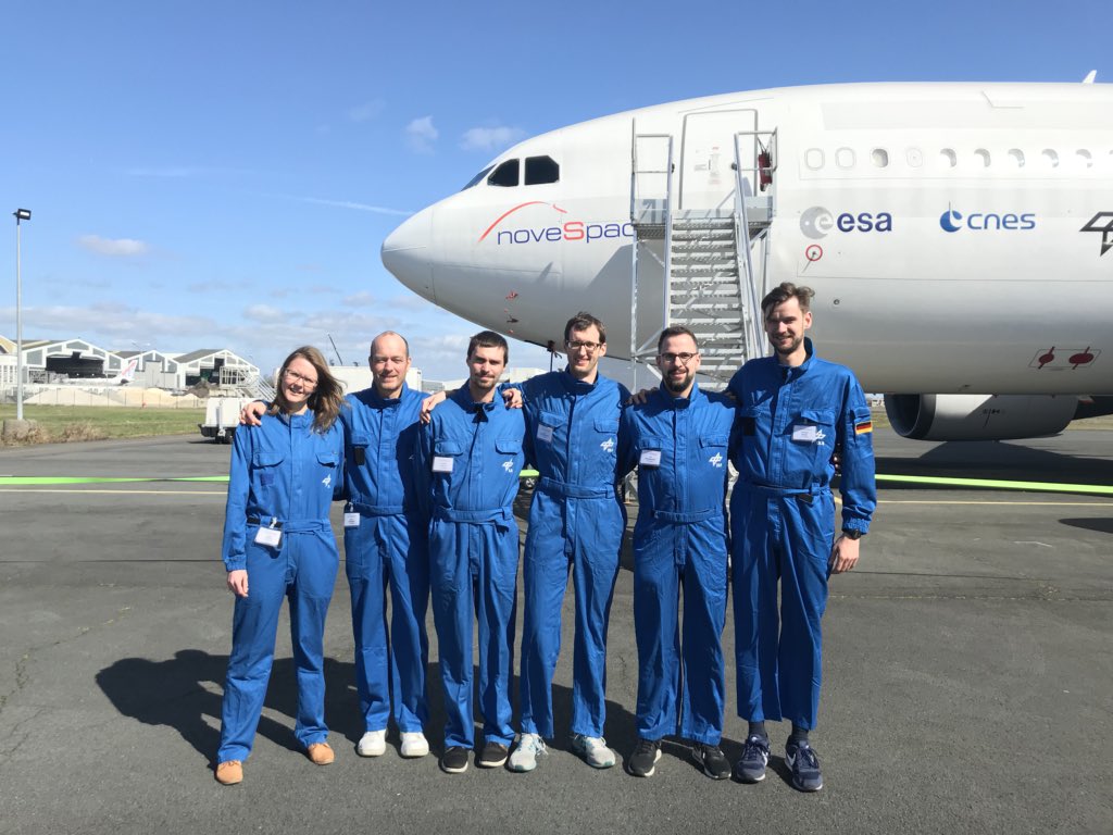 3d printing in space group photo of the zeroG team 2019
