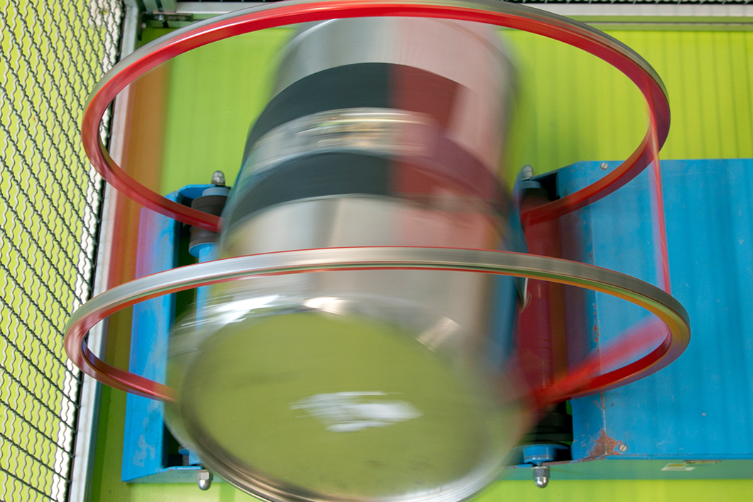 Rhönradfischer mit 30 l Edelstahlfass