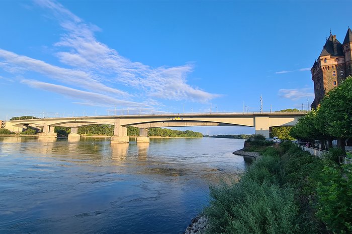 Nibelungenbr&uuml;cke bei Worms