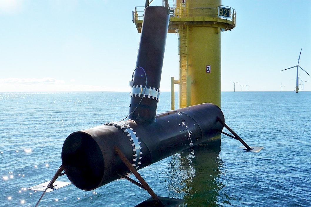 Verlegen eine Unterwasser-Pipline