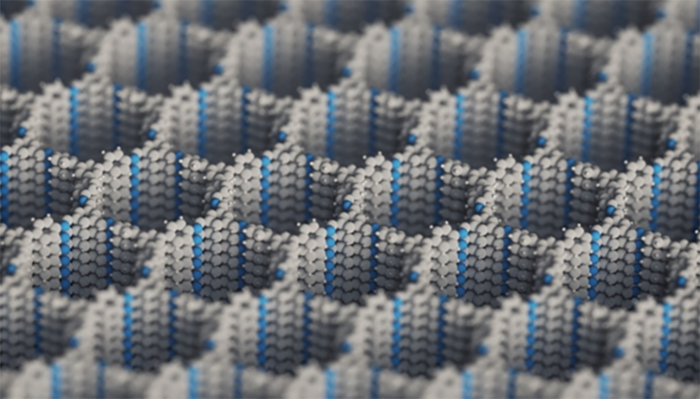 Die Filter besitzen winzige Poren in Nanogröße, in denen PFAS-Moleküle hängenbleiben können Die Filter besitzen winzige Poren in Nanogröße, in denen PFAS-Moleküle hängenbleiben können