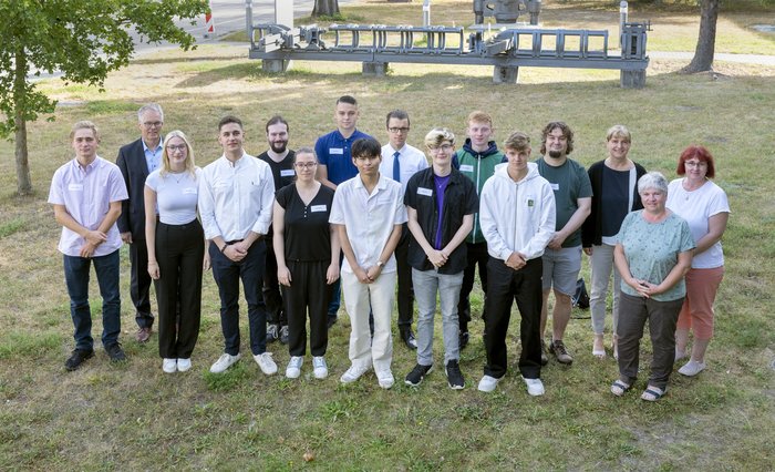Ausbildungsjahrgang 2024 bei der Begrüßung