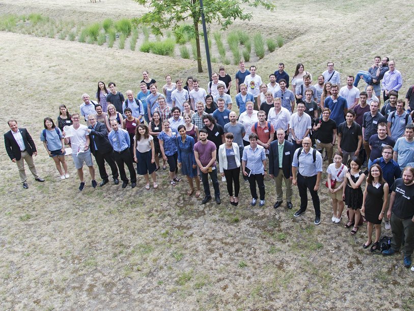 Doktorandinnen, Doktoranden und Alumnus zum PhD Day 2018