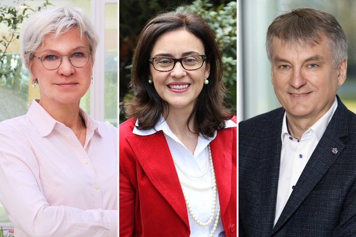 Prof. Dr. Anke Weidenkaff, Dr. Helena Alves und Dr. Bernd Be&szlig;ling