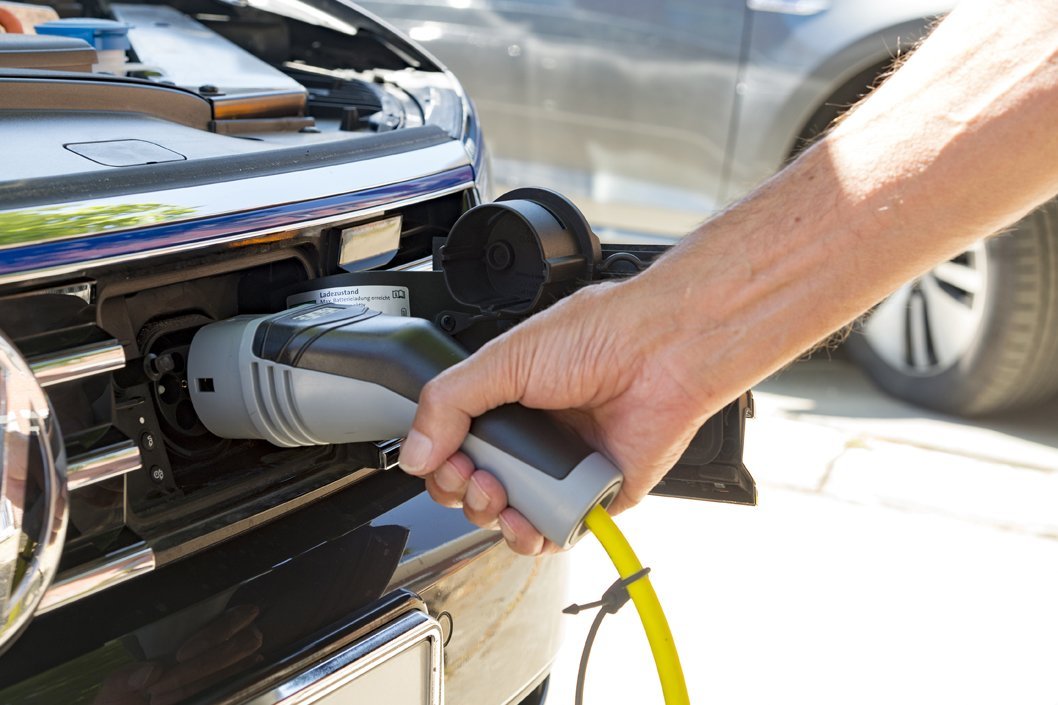 Laden eines Elektroautos