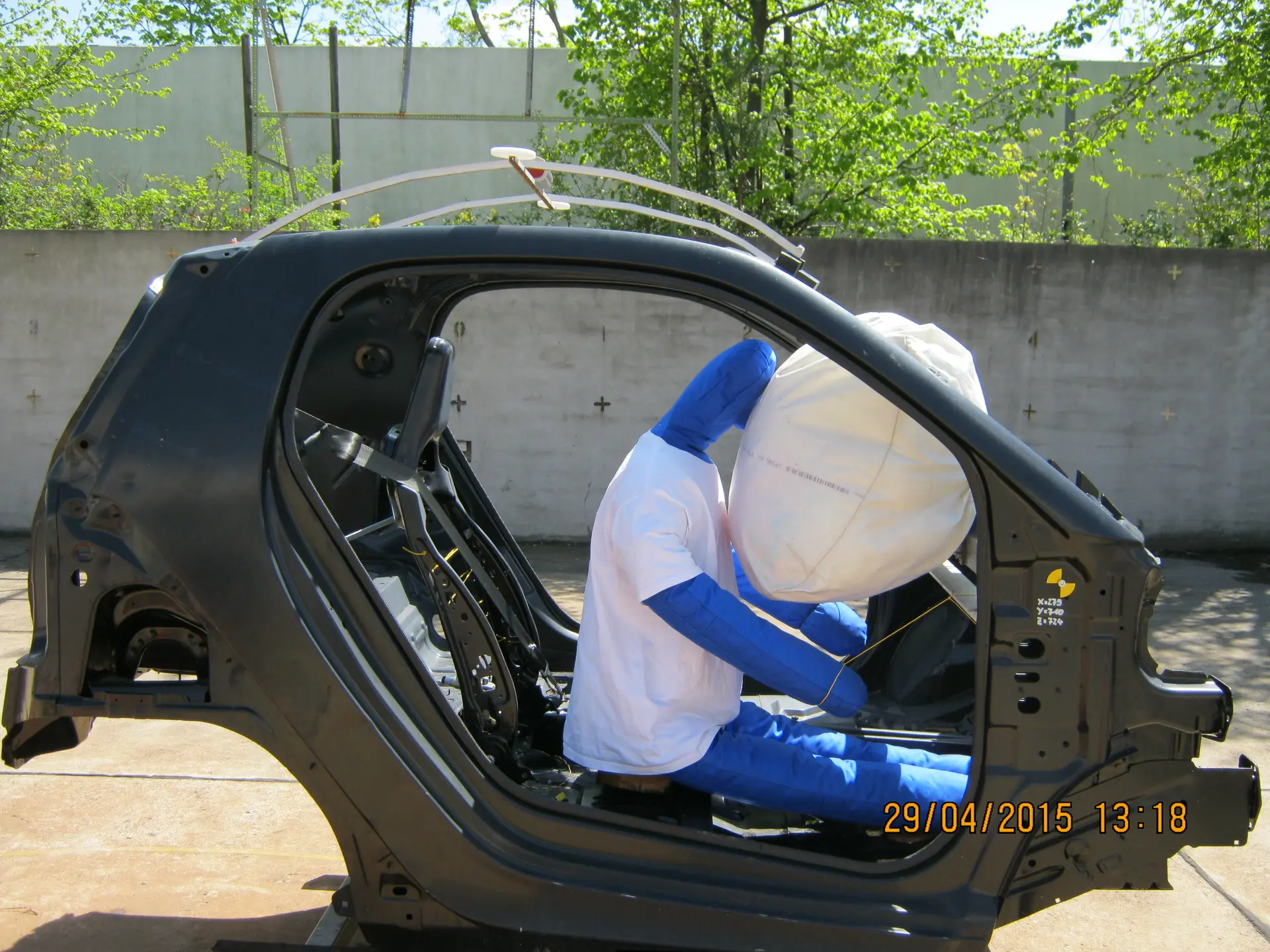 Funktionstests von Airbags