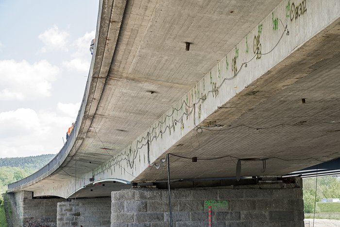 Paper of the Month 7/2021: TF Infrastructure The investigated prestressed concrete bridge constructed in the 1960s