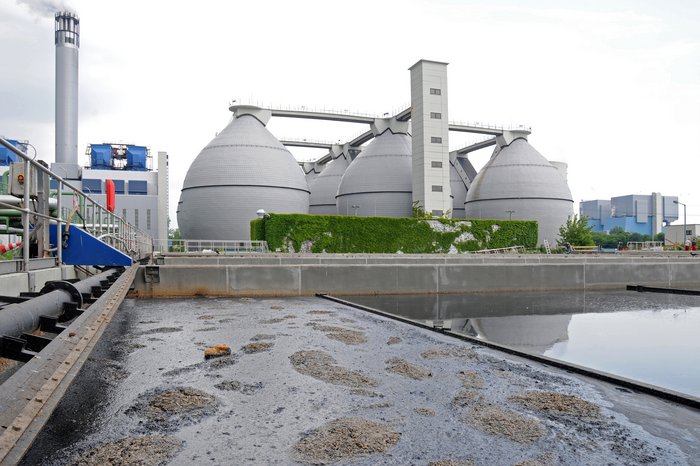 Paper des Monats 07/2024: TF Umwelt Sewage sludge in a wastewater treatment plant in Berlin