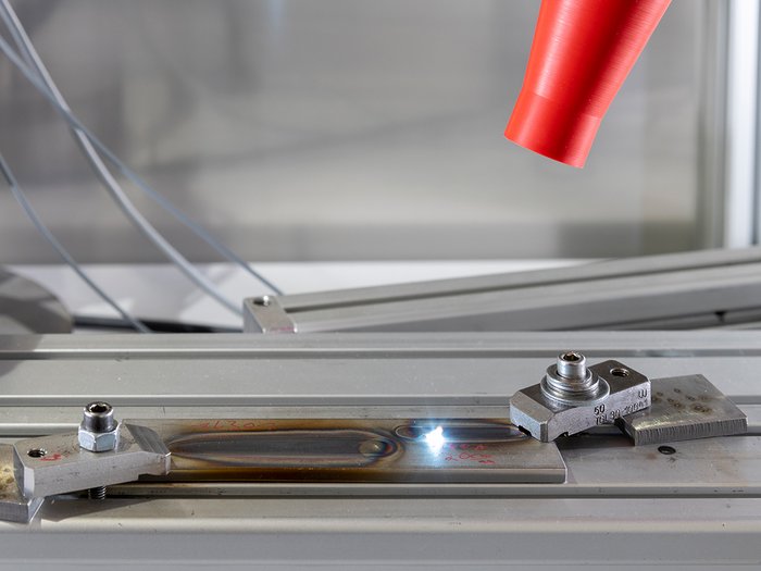 Laser beam source and laser-induced plasm