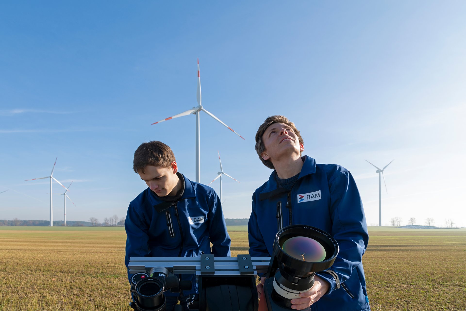 Inspektion von Rotorbl&auml;ttern mit Thermografie 