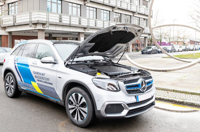 Auto mit Wasserstoffantrieb