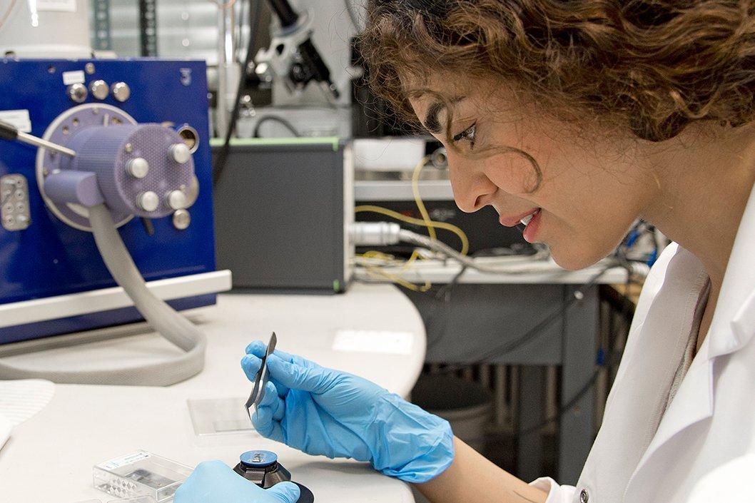 Media Ghasem Zadeh Khorasani analyses nanocomposites using atomic-force microscopy