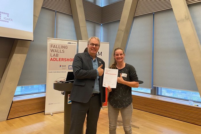 Drittplatzierte beim Falling Walls Labs 2022