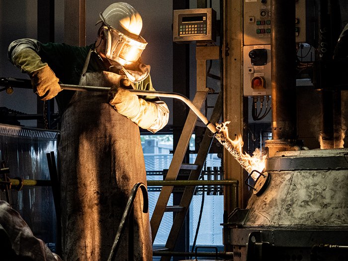 Temperaturmessung am kleintechnischen Lichtbogenofen der BAM